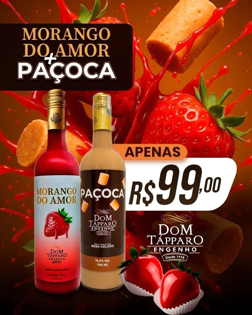 Bebidas Mistas – Morango do Amor & Paçoca (Cópia) (Cópia)
